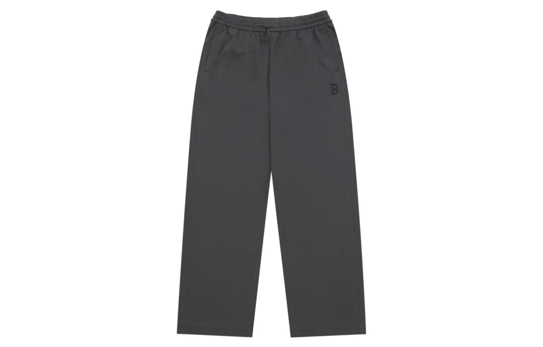 MLB Boston Red Sox Basic Collection SS25 Knitted Sweatpants Unisex Charcoal Gray