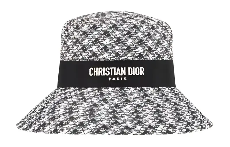 DIOR Viscose Bucket Hats Women's Black