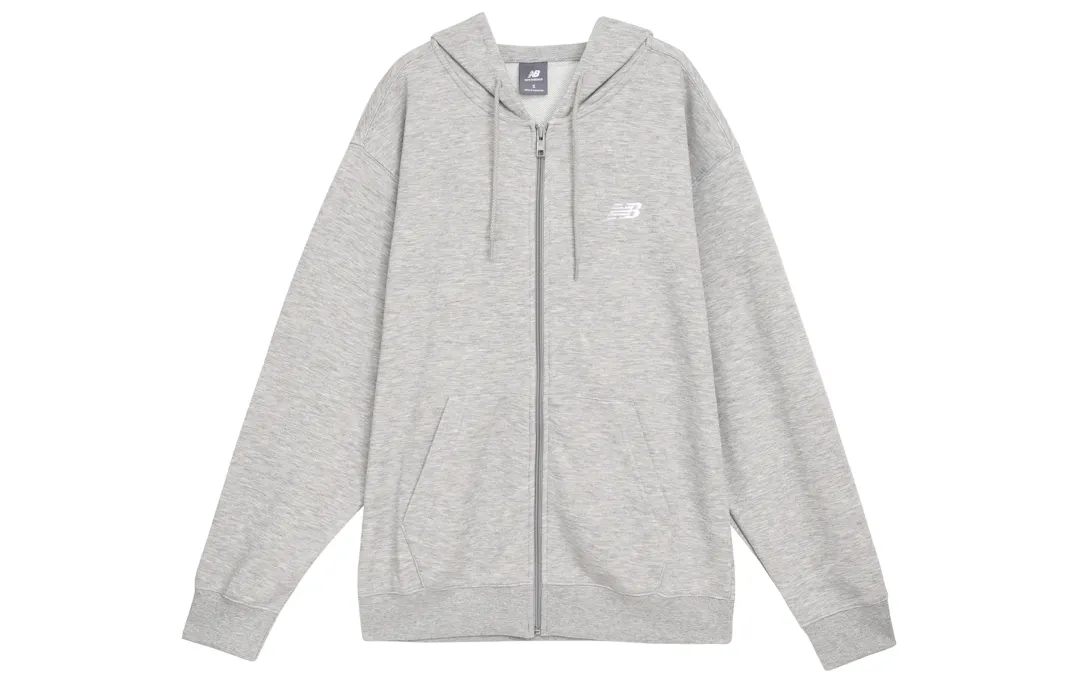 New Balance Sport Essentials Logo Fleece Full Zip Hoodie