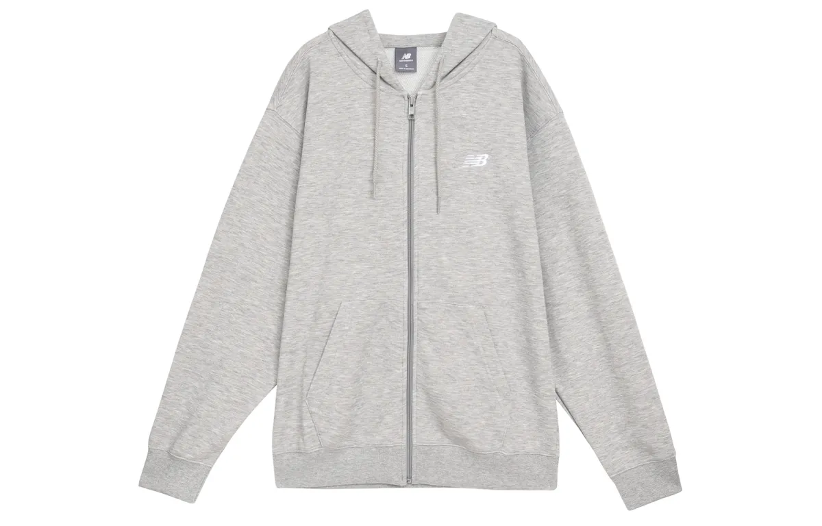 New Balance 1906 Sport Essentials Logo French Terry Full Zip Sweatshirt Men's Gray