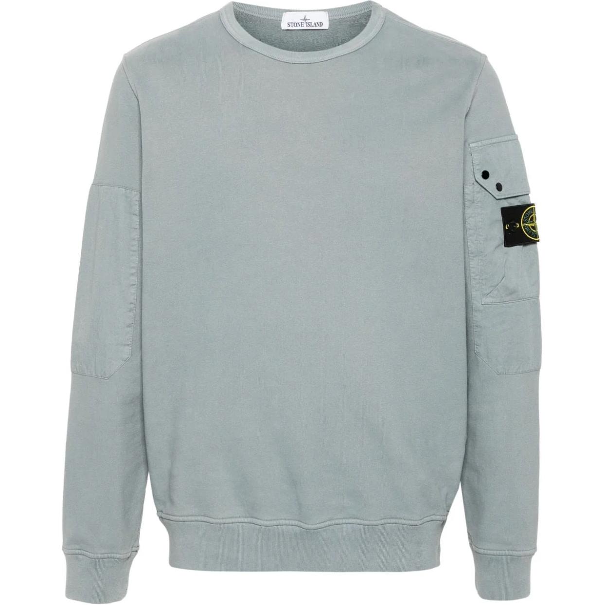 Худи STONE STONE ISLAND (шалфейный зеленый)