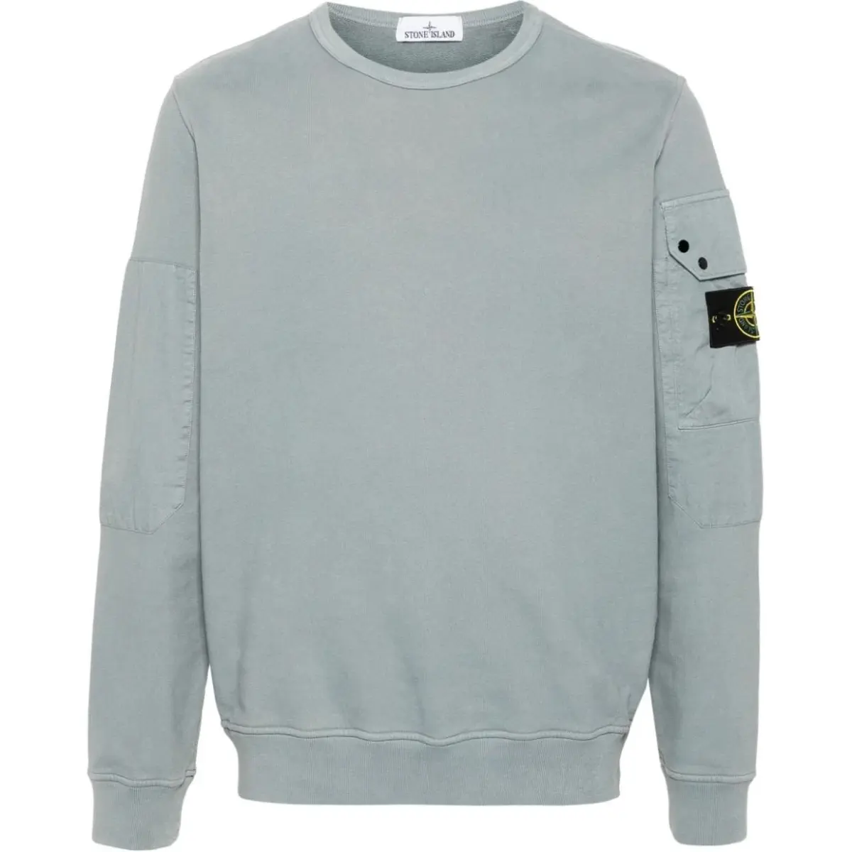 STONE ISLAND Compass-badge Cotton Sweatshirt