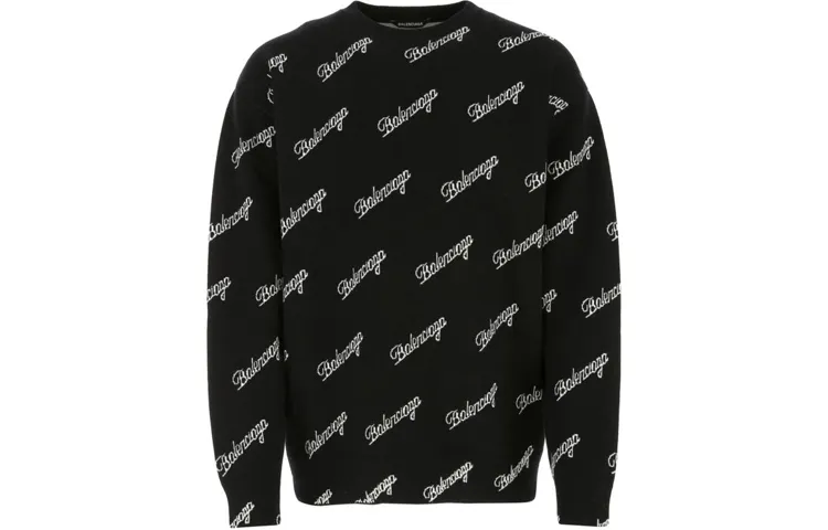 Balenciaga Script Logo Crewneck