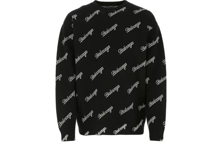 Balenciaga Script Logo Crewneck