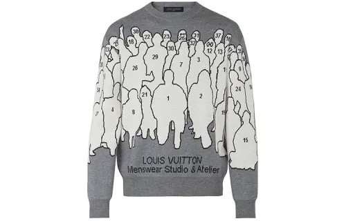 LOUIS VUITTON Knitwear Men's Gray
