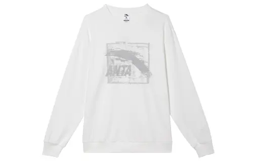 Anta Life Collection Sweatshirt Men's Papyrus White