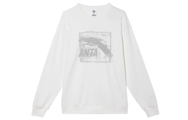 Anta Life Collection Sweatshirt Men's Papyrus White
