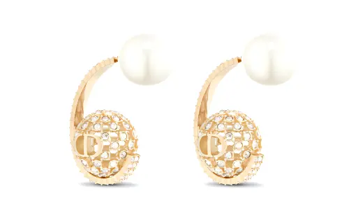 DIOR Earrings Women's Gold