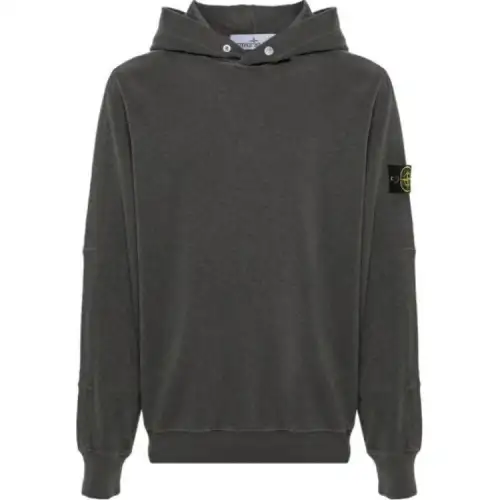 STONE ISLAND Old Treatment Cotton Hoodie