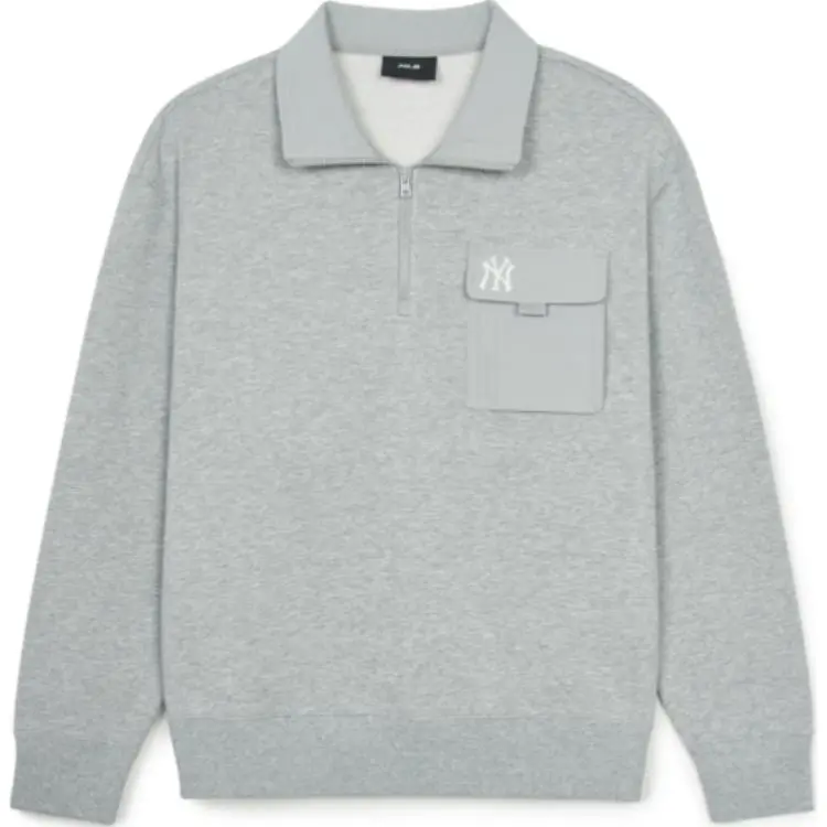 MLB New York Yankees Sweatshirt Unisex Light Gray