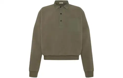 THE ROW SS24 Polo Shirt Men's Mud Brown