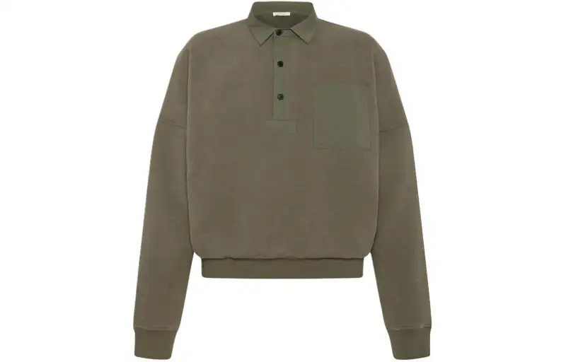 THE ROW SS24 Polo Shirt Men's Mud Brown