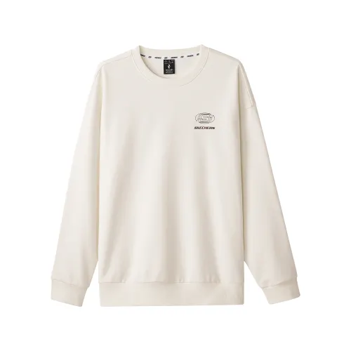 Skechers Sports Life Collection Sweatshirt Unisex Marshmallow White