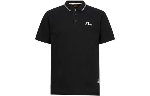 EVISU Polo Shirts Men's Polo Collar Moderate Straight Fit