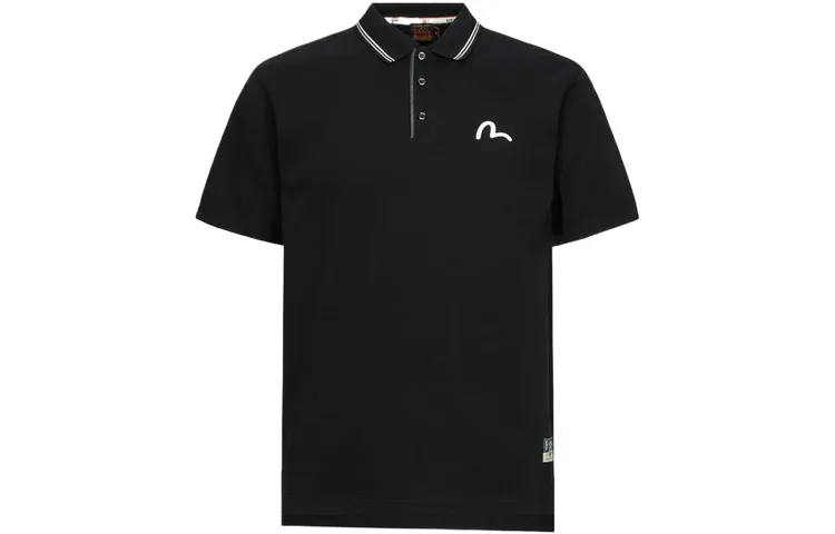 EVISU Polo Shirts Men's Polo Collar Moderate Straight Fit