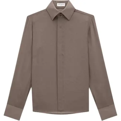 SAINT LAURENT Buttoned Long-Sleeved Shirt
