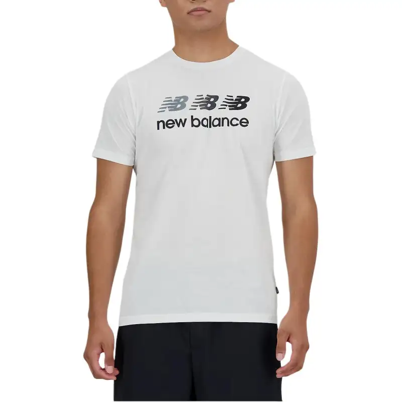 New Balance Essentials Heathertech T Shirt Men's White