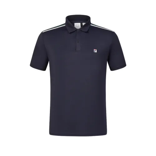 FILA Polo Shirt Men's RD Royal Blue