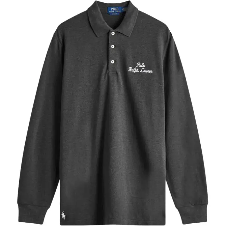 Polo Ralph Lauren Script Logo Long Sleeve Polo