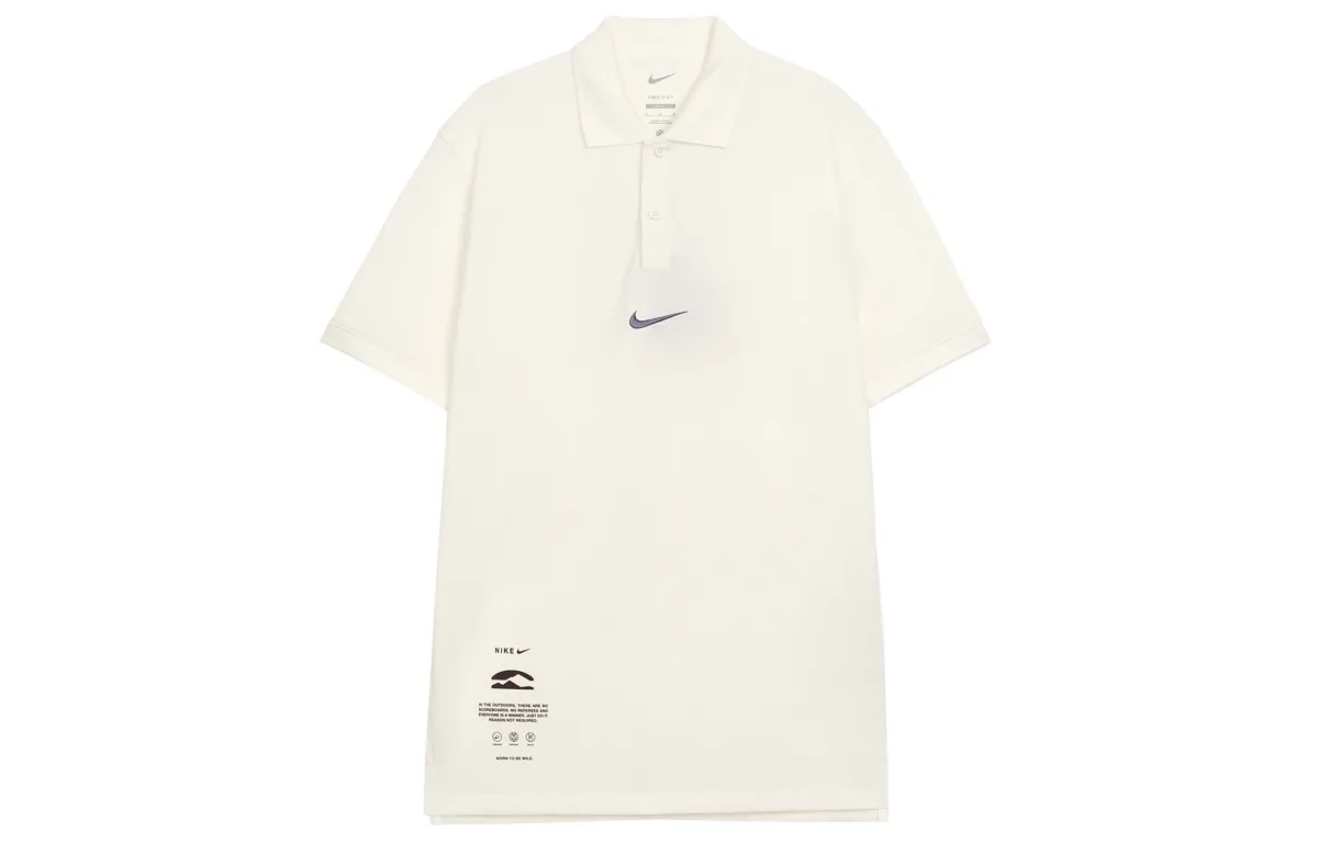 Nike Dri Fit Polo Shirt Men's Sail White