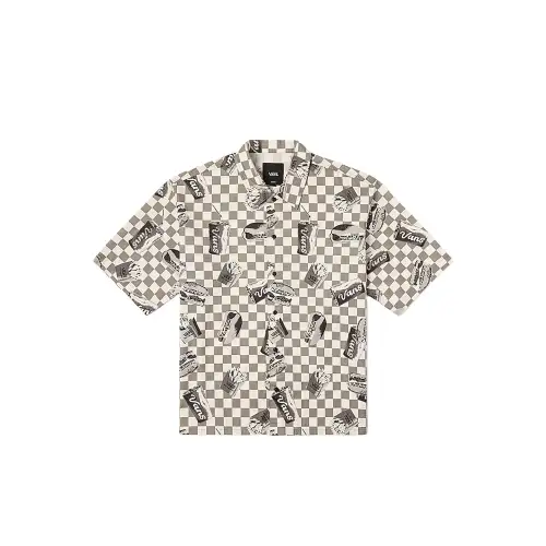 Vans Shirts Men's Gray Lapel Moderate