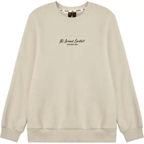 Skechers Sports League Collection Sweatshirt Unisex Light Brown