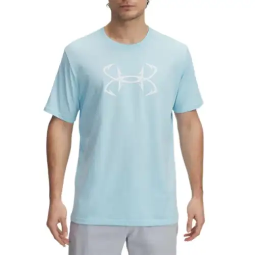 Under Armour Fish T Shirt Men's Aqua Blue 494