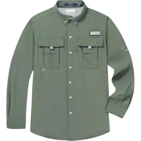 Columbia PFG Shirt Unisex Army Green