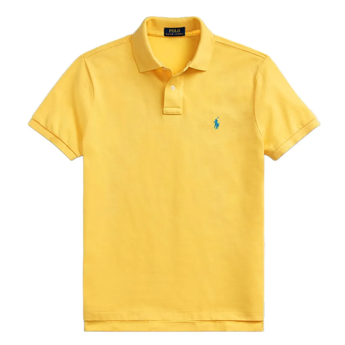 Polo Ralph Lauren Polo Shirt Custom Slim Fit Men's Yellow
