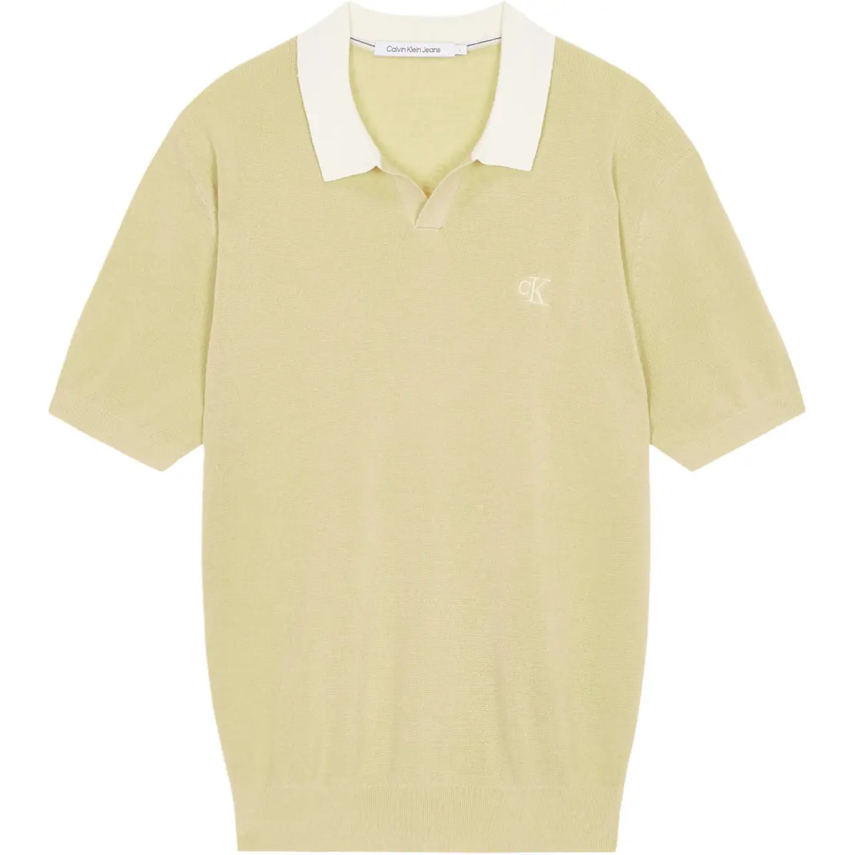 CALVIN KLEIN Polo Shirt Men's Green