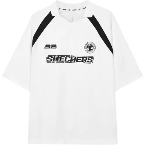 Skechers Sports Life Collection Polo Shirt Unisex Bright White