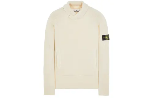 STONE ISLAND Sweaters Men's Beige Turtleneck Moderate Straight Fit