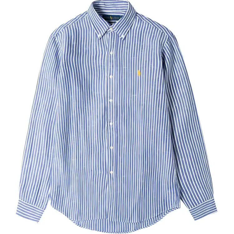 Polo Ralph Lauren SS24 Shirt Classic Version Men's Blue