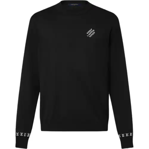 LOUIS VUITTON Long Sleeved Cotton Crewneck