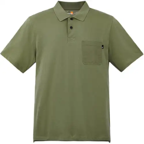 Timberland SS24 Polo Shirt Men's Kassel Green