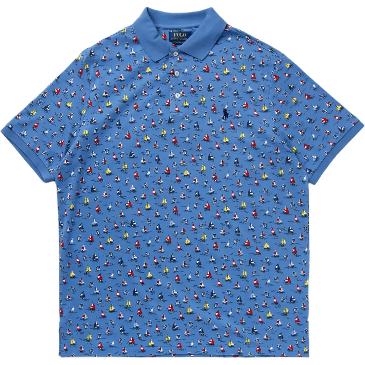 Polo Ralph Lauren SS24 Polo Shirt Classic Version Men's Blue