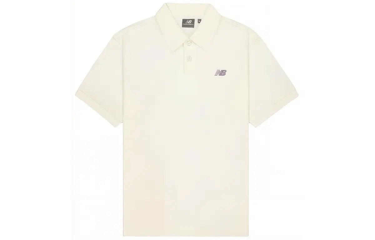 New Balance Polo Shirt Men's Ecru