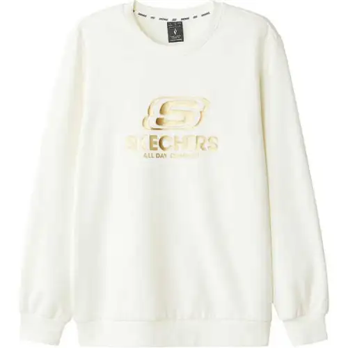 Skechers Sweatshirt Unisex Marshmallow White