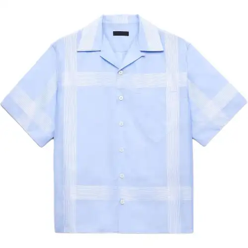 PRADA SS24 Shirt Men's Sky Blue