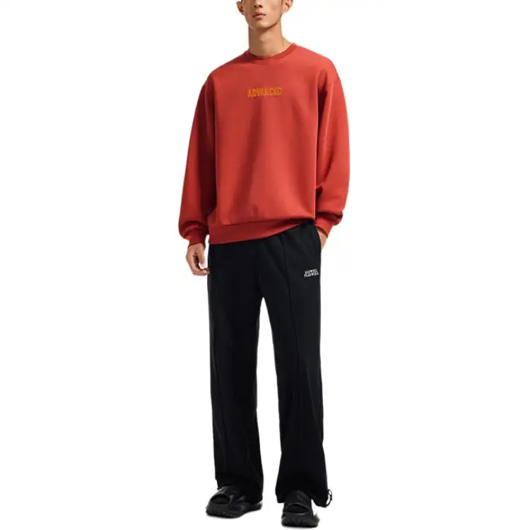 Anta Basketball Collection Sweatshirt Unisex Mountaineering Red