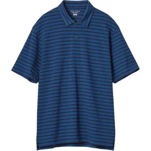 UNIQLO Polo Shirt Unisex Sea Blue
