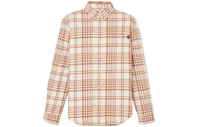Timberland Shirts Men's Apricot Pointed Collar Moderate Other