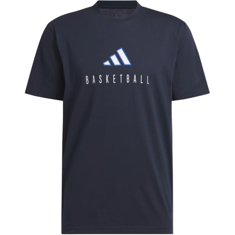 Adidas Worldwide Hoops Logo Performance Graphic Tee