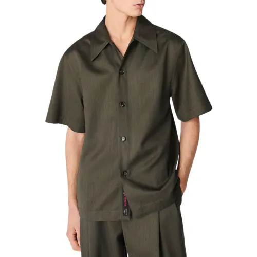 Bottega Veneta SS25 Shirt Men's Dark Green