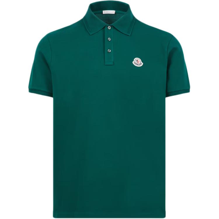 Мужская футболка Moncler Polo (зеленая)