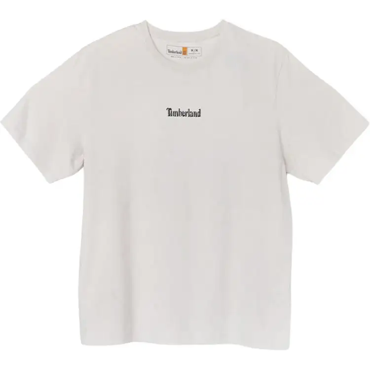 Timberland T Shirts Men's White Crew Neck Moderate