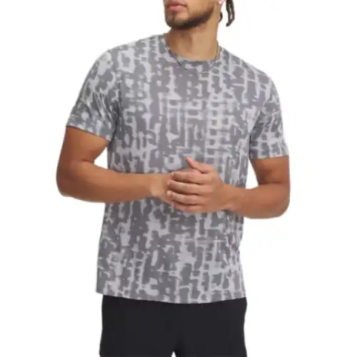 Under Armour Launch Printed T Shirt Men's Gray