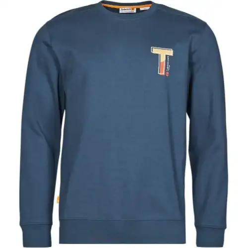 Timberland Sweatshirts Men's Blue Crew Neck Moderate Regular