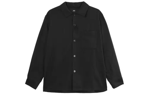 UNIQLO Shirts Unisex Black Crew Neck Moderate Other