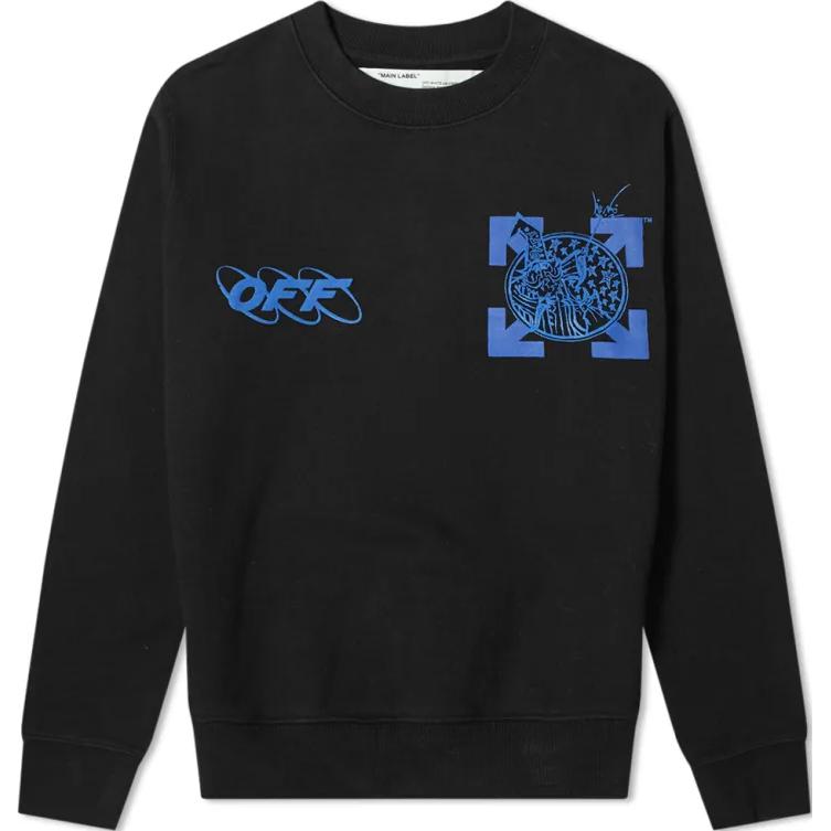 Мужской свитшот OFF-WHITE (черный)